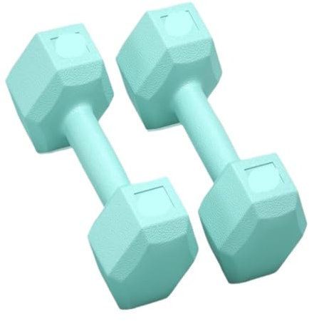 WANGWANGDUI Hanteln, sechseckig, gummiert, für Damen und Herren, Fitness, Outdoor, Zuhause, Hanteln, Yoga, Hanteln, Dumbbe (Orange, 8 kg)