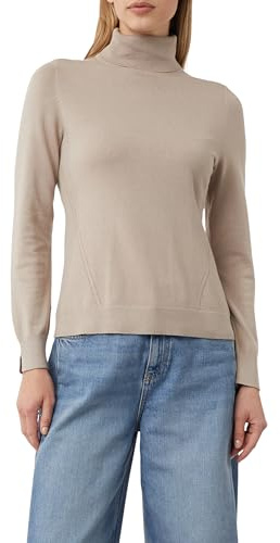 Comma Rollkragenpullover im Slim Fit mit Ärmelschlitzen