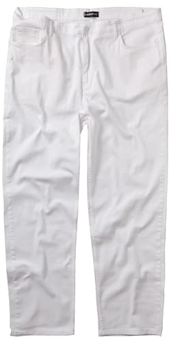Lavecchia Jeans Übergrößen Herren Comfort Fit Denim Jeanshose Hose LV-501 (Weiß, 52/32)