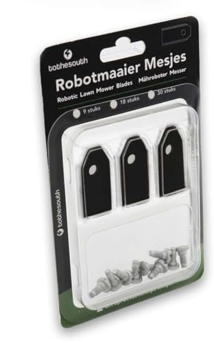 90x To the South® Mähroboter Klingen Black Coated (Limited Edition) passend für Greenworks - 90 Stück