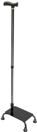Gehstöcke Gehhilfe 2 in 1 Treppenlift Einstellbare Höhe 85-105cm Treppenhilfe mit Vier Vergrößerte Anti Rutsch Füße, für Menschen mit Mobilitätsproblemen