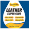 Lederkleber Super Glue – Extra Starker, Transparenter & Wasserfester Kleber für Lederreparatur an Schuhen, Sofas, Autositzen, Möbeln & Taschen – Schnell Trocknender Lederkleber für Polster, Gürtel & H