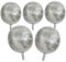FOYTOKI 5stücke Mondmuster Aluminium Folienballons Raumdeko Für Weltraum Wissenschaftspartys Ballons Für Hochzeiten Und Kindergeburtstage