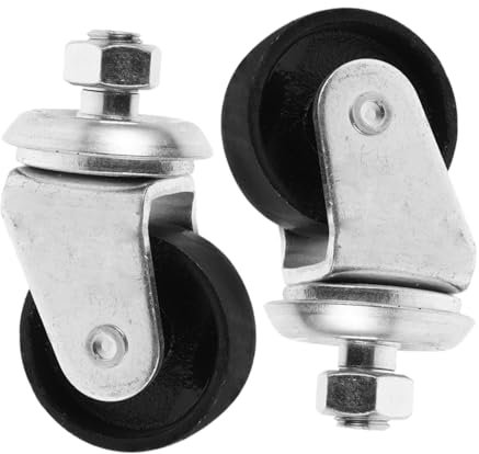 MAGICLULU 2stücke Schwenkbare Lenkrollen Für Wagenheber Schwerlast Tragfähig Ersatzteile Für Getriebeheber Utility Trailer Zubehör