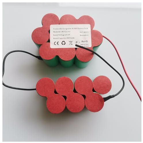 LWVQRERKH Batteria Ni-MH da 20,4 V 1800 mAh, Compatibile con Bosch, BBH22042/01, Tipo Vxas011V20, Aspirapolvere Robot.