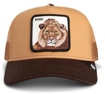 Goorin Bros. Trucker Cap King Heat Ground Brown Black, Size: One Size