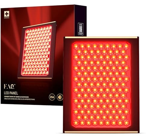 FAQ LED Panel - Portable Red Light & Infrared Lamp for Skin | LED Panel, Red Light, Near Infrared, Amber Light, Blue Light, Portable, Skin Radiance, Wellness, USB Powered