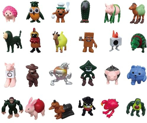 24PCS Italian Brainrot Figures Set, Tralalero Tralala Italian Meme Collectible Figurines, Tung Tung Tung Sahur Decorative Ornaments, Funny Collectibles for Collectors Desk Decor (Third Round)