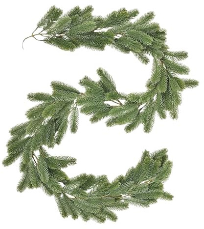 CEANLH Pianta rampicante artificiale da appendere, decorazione natalizia per interni ed esterni, 1,8 m