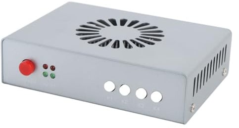 Denash DMA Fuser, 2K 144 Hz Adaptive Auflösung, kein Debugging Erforderlich, 2 Signaleingänge, HD-Multimedia-Schnittstellen-Synthesizer, mit Integriertem Lüfter Zur Wärmeableitung