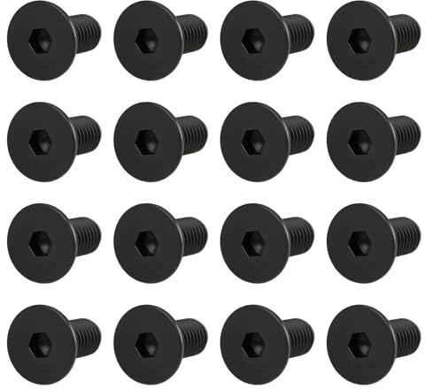 AS Axis Spindleon 16 Tornillos para Placa de Bloqueo de Pedal de Bicicleta M5 X 12 Mm Compatible con Shimano SPD Pedales Autoblocantes