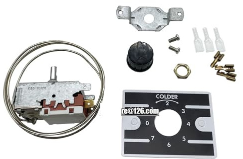 1 pièces interrupteur de contrôle de température du congélateur K59 K50 K54 K56 K60 K57 Thermostat K50-P1126 à 2 broches for remplacement de A10-1053 A10-2502