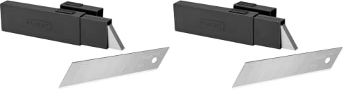 Stanley Fatmax 2-11-725 Snap Off Blade, Silver, 25 mm, Set of 10 Piece (Pack of 2)