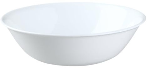 DevaCurl Corelle Livingware 1-Quart Serving Bowl, Winter Frost White, Pack of 1