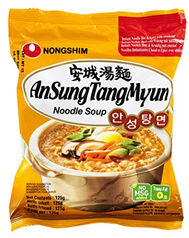 Nong Shim An Sung Tang Myun Hot & Spicy Instant Noodles 125G