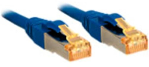 LINDY 47275 Network COPPER Cable Cat. 7 S/FTP LSOH 600MHz 0.3 m Blue