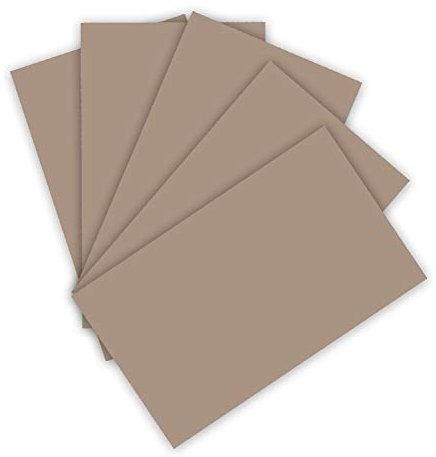 folia 614/50 73 - Fotokarton DIN A4, 300 g/qm, 50 Blatt, capuccino - zum Basteln und kreativen Gestalten von Karten, Fensterbildern und für Scrapbooking