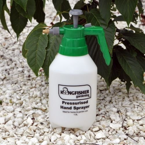 Kingfisher NEW 1.5L Hand Pressure Spray Bottle Pest Control Plastic Weed Water Bottle UK