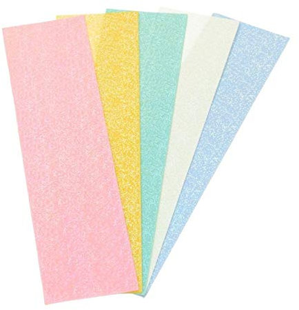 efco Wachsplatten Set 4 200 x 50 x 0,5 mm 5 Stück Glimmer Sortiert