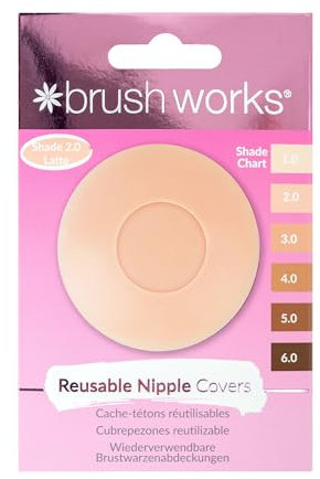 Brushworks Reusable Silicone Nipple Covers