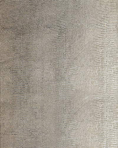 Wallface Wandpaneel Lederoptik 19781-NA Antigrav LEGUAN Silver - glatte Wandverkleidung matt silber, grau-beige 2,6 m²