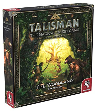 Pegasus Spiele , Talisman: The Woodland Expansion , Board Game , Ages 13+ , 2-6 Players , 90 Minutes Playing Time