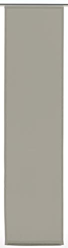 Gardinia Panneau Japonais Tissu Uni 60 x 245 cm, Polyester, Gris Anthracite 32491