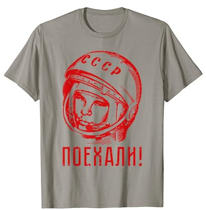 Gagarin Sowjetisches TShirt Sputnik UdSSR CCCP Geschenk T-Shirt