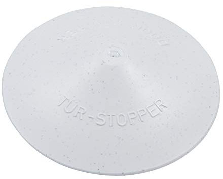proventa® Der ultimative Tür-Stopper, Made in Germany, weiß, Ø 12 cm, 25 mm hoch