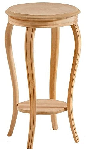 Beistelltisch Natur Telefontisch Blumenständer/Hocker Holz 74x41 Blumentisch Pflanzenständer Art 2529