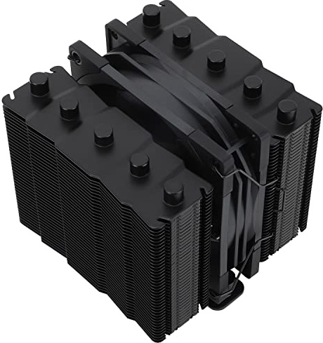Thermalright Silver Soul 110 Nero Dual Tower CPU Air Cooler, 5x6mm Heat Pipes, 110mm Height, TL-B9B PWM Fan, Alluminio Dissipatore di Calore, AGHP Technology, per AMD AM4/Intel LGA1700/1200/1150/1151