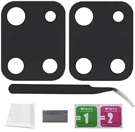 Eonpam 2er-Pack Kamera Glas für Samsung Galaxy Note 10 Lite N770 Original Rückseite Kamera Linse Glas Ersatz HD Kameraschutz Camera Glass + Reparatur Set