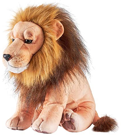 Wild Republic Artist Collection Leone, regalo per bambini, 38 cm, peluche, riempimento da bottiglie d'acqua riciclate