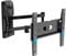 Meliconi SPACE SYSTEM FULLMOTION 200, Supporto TV Parete con Braccio e Doppia Rotazione, Staffa per TV a Schermo Piatto da 26 a 45, Attacco VESA 50-75-100-200, Portata 25 Kg, Made in Italy, Nero