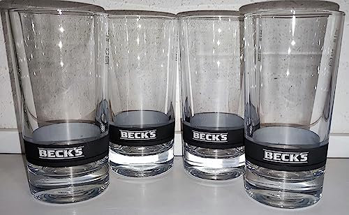AngiesStrickZauber verkauft : Pilsgläser Beck`s - Taste the World / 4 x 0,25 Liter