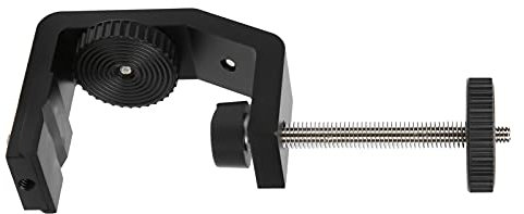 Tabletop Desk Camera Mount Stand Aluminum C Clamp Light Stand with 1/4in Screw (Large C-clip)