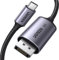 UGREEN Cavo USB C a DisplayPort 2.1 16K 30Hz 8K 60Hz 4K 240Hz HDR VRR Thunderbolt 4 3 Compatibile con iPhone 16 Plus Pro Max MacBook iPad Pro Air M1 M2 Surface Pro 8 Galaxy S24 Plus Ultra (2M)