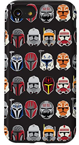 Hülle für iPhone SE (2020) / 7 / 8 Star Wars The Clone Wars Trooper Helmmuster