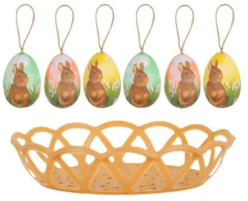 Schaumstoff-Ei, Ostereier, Farben, Bunte Schaumstoff-Eier, hängende Ornamente, hängende Eier-Ornamente für kleine Bäume – Sakura