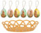 Schaumstoff-Ei, Ostereier, Farben, Bunte Schaumstoff-Eier, hängende Ornamente, hängende Eier-Ornamente für kleine Bäume – Sakura