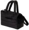 Transporttasche für Hunde und Katzen - Tasche für unterwegs, Dog Carrier -Schultertasche für Haustiere mit Gummiband mit Karabiner,bis 5 kg, schwarz