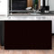 Odot Schrank Vorhang mit Klettband Küche, Solide Farbe Schrankvorhänge Küche Staubdichter Schrank Vorhang Selbstklebend Privatsphäre Schrankgardine für Kleiderschrank (Schwarz,140x100cm)