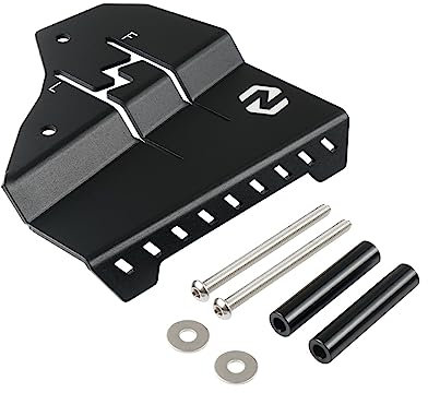 NICECNC Schwarzer Erweiterungswassertankschutz, Compatible with Yamaha Raptor 700 2006–2024, Raptor 700R 2006–2024, Siehe Passform