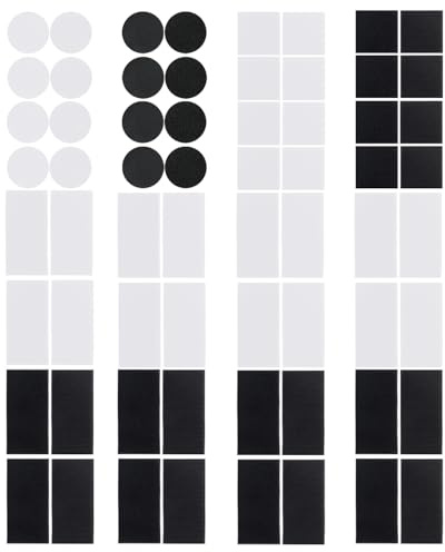 UOPJDD 32 Pares De Pastas Adhesivas De Doble Cara, Alfombras Antideslizantes, Accesorios para El Hogar, Suministros De Fijación De Alfombras.