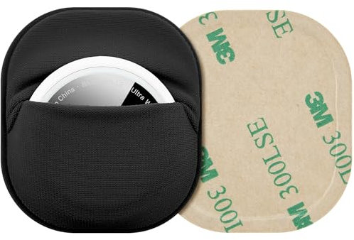 2er-Pack für Air Tracker Tag & Moto-Tag-Aufkleber-Klebehalterung, Halterung mit 3M-Klebestift für Geldbörse/TV-Fernbedienung/Auto/Gepäcktaschen/Drohnen, Schutzhülle, leicht