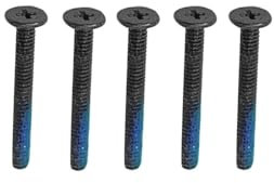 ZAHARA Tornillo de placa base para portátil Asus ROG Ally RC71L, Rog Ally X (2024) RC72 RC72LA tornillos para portátil (5 unidades, negro)