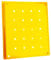 LOVIVER Golf Ball Dispenser with Stand, Container for Indoor And Outdoor Storage, Yellow