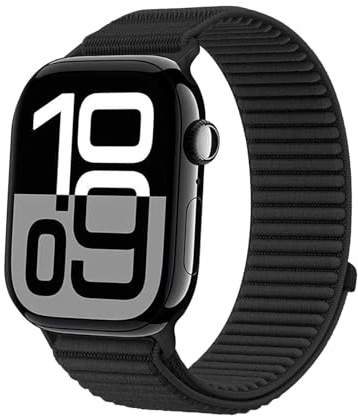 SimpleThings Bracelet de sport en nylon - Compatible avec Apple Watch - 46 mm, 45 mm, 44 mm, 42 mm, 41 mm, 40 mm, 38 mm, Trail Loop - Bracelet de sport pour iWatch séries 11 10 9 8 7 6 5 4 3 2 1 SE