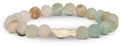 Fahlo Glide Seal Tracking Bracelet, Elastic, supports UC Santa Cruz Beltran Lab + Seymour Marine Discovery Center, one size fits most for Men and Women (Sky Stone)