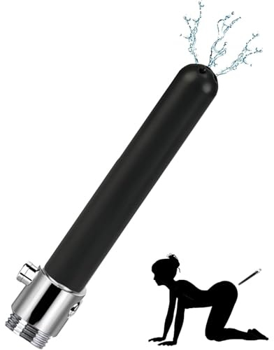 HUVZOR 1 pieza Boquilla de ducha para enema de ducha, Ducha anal, limpiador anal, sistema de limpieza de ducha con 5 agujeros, accesorios de baño para limpieza de colon